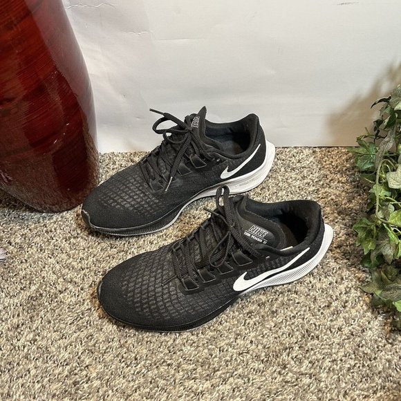 Nike Shoes - Nike Air Zoom Pegasus 37 Black White Running Sneakers BQ9647-002 Womens Size 9
